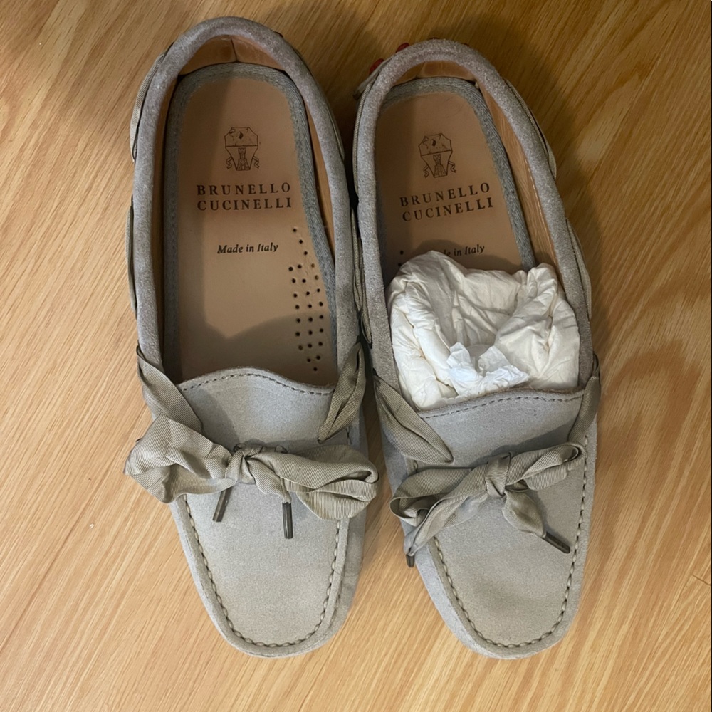 Brunello cucnelli driving loafers